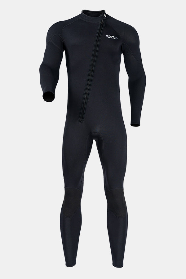 1.5MM Oblique Front Zipper Warm Surfing One-Piece Cold-Proof Diving Suit For Men
