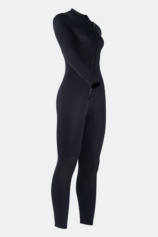 1.5MM Oblique Front Zipper Warm Surfing One-Piece Cold-Proof Diving Suit For Women